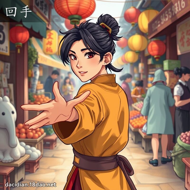 回手 - 国语大辞典配图