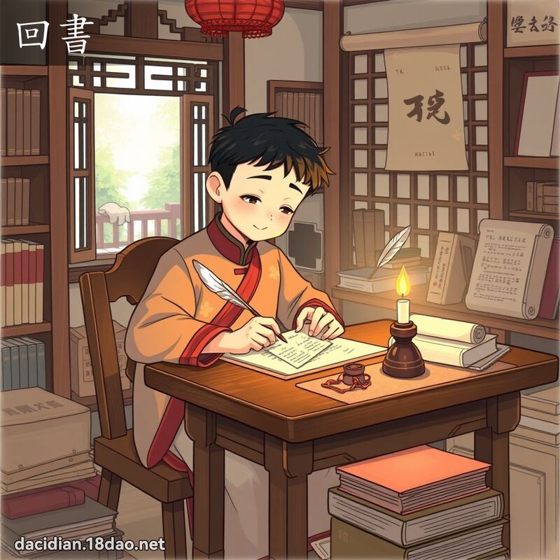 回书 - 国语大辞典配图