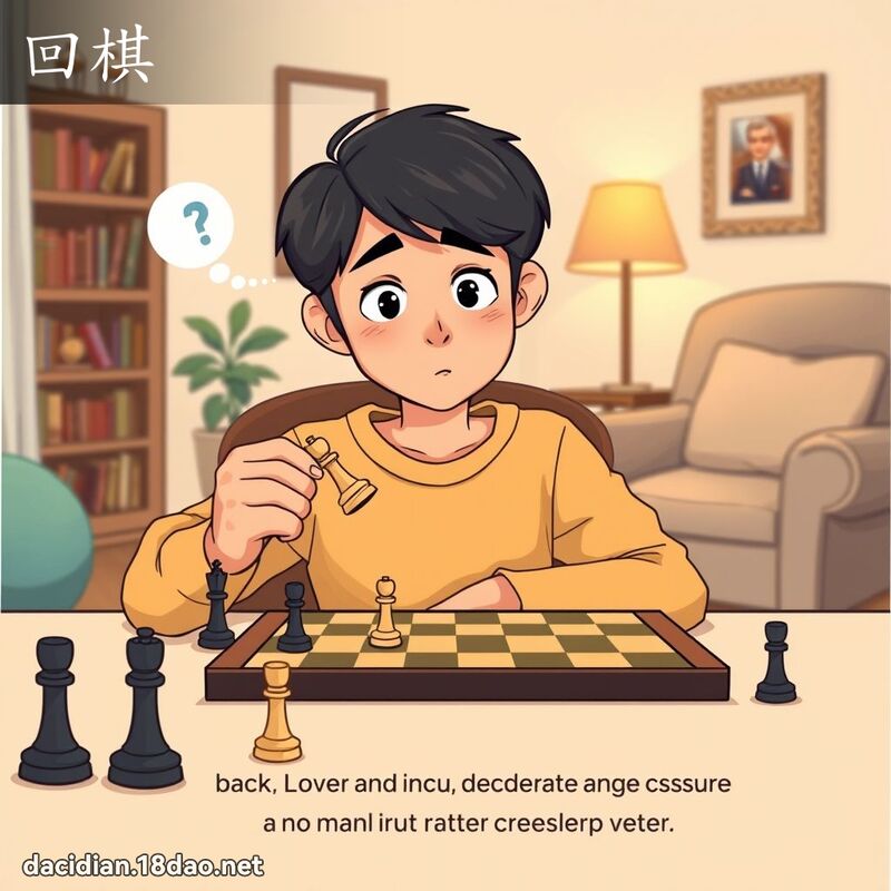 回棋 - 国语大辞典配图