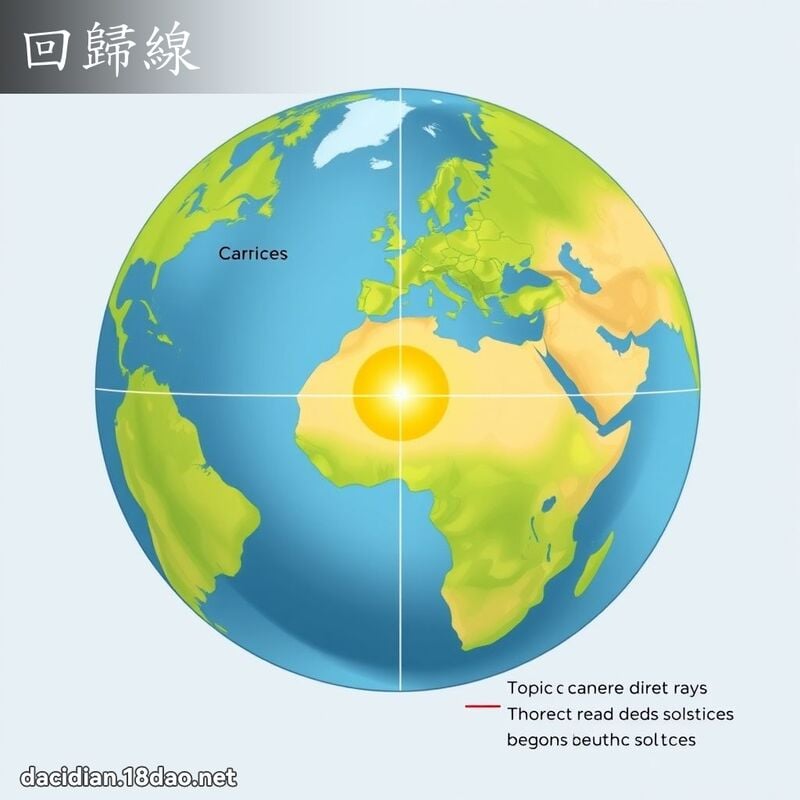 回归线 - 国语大辞典配图