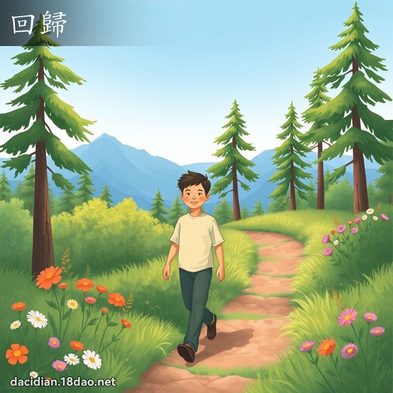 回歸 - 國語大辭典配圖