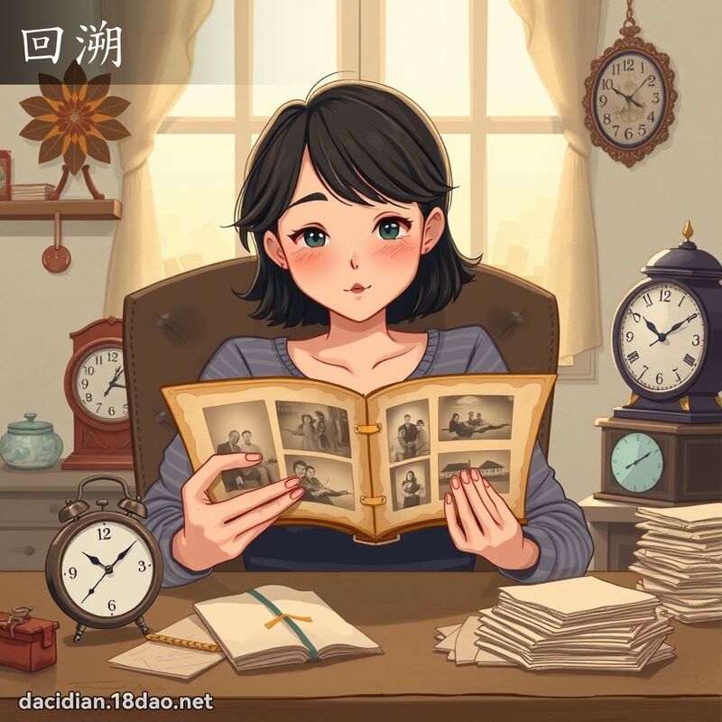 回溯 - 国语大辞典配图