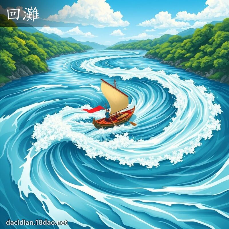 回滩 - 国语大辞典配图