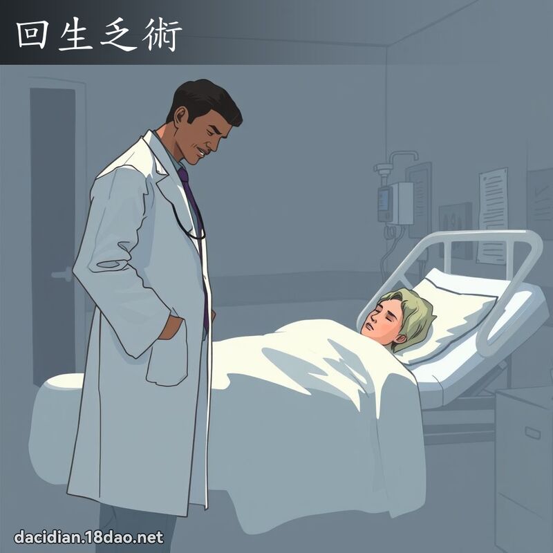 回生乏术 - 国语大辞典配图