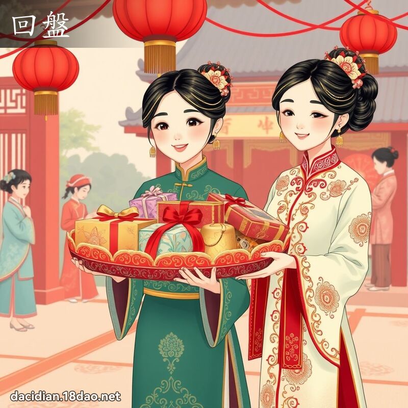 回盘 - 国语大辞典配图