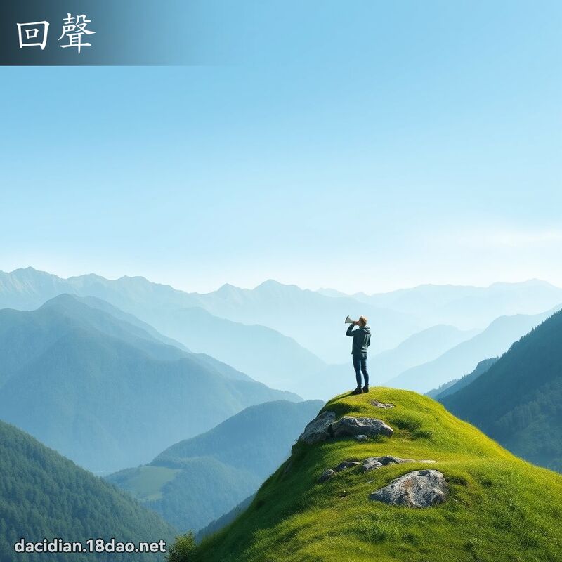 回聲 - 國語大辭典配圖