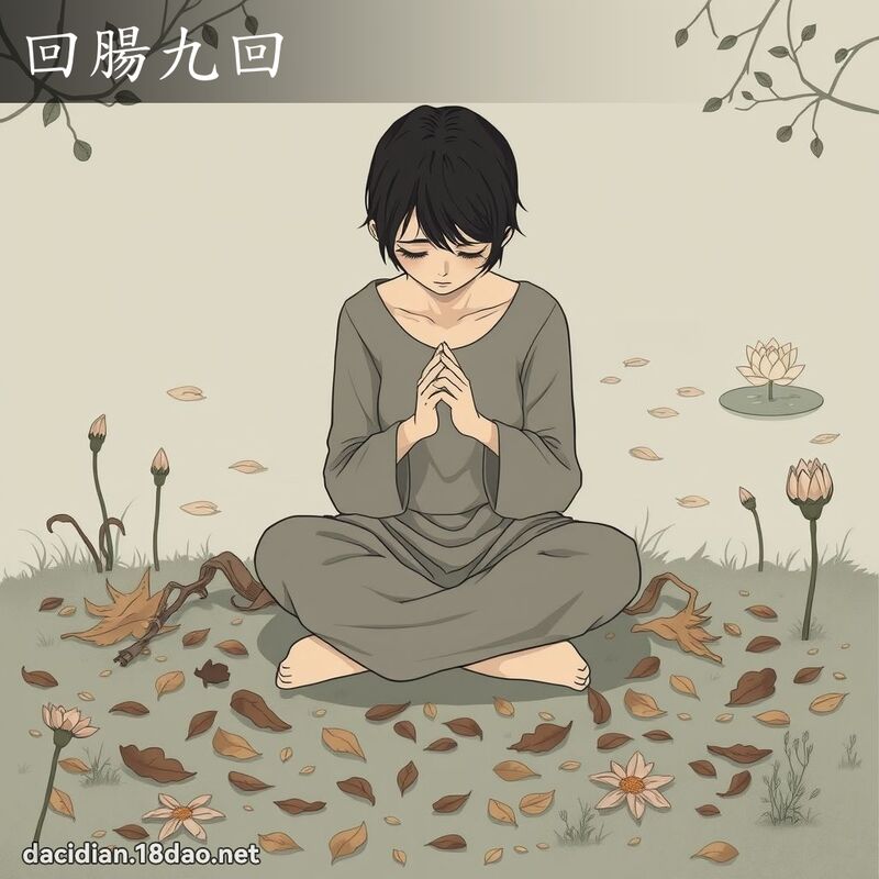 回腸九回 - 國語大辭典配圖