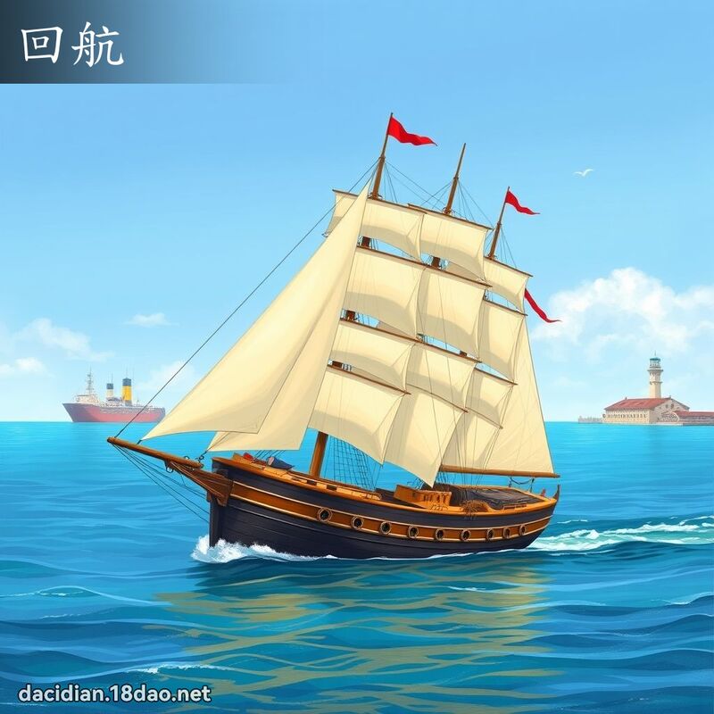 回航 - 國語大辭典配圖