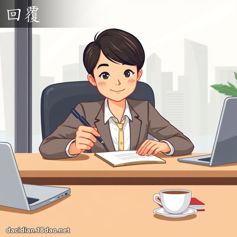 回覆 - 国语大辞典配图