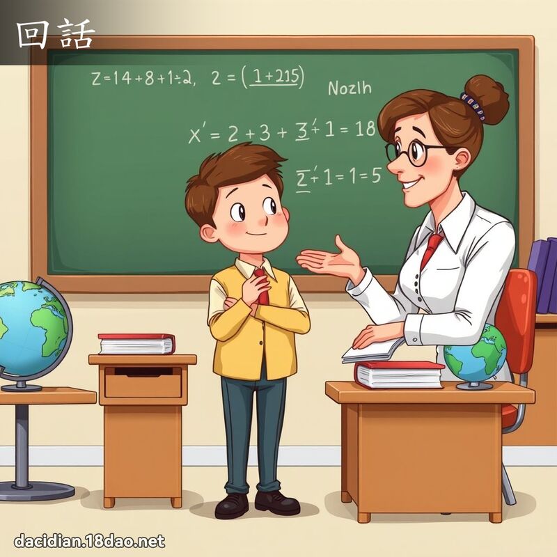 回话 - 国语大辞典配图