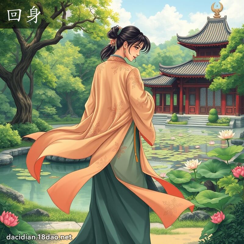 回身 - 国语大辞典配图