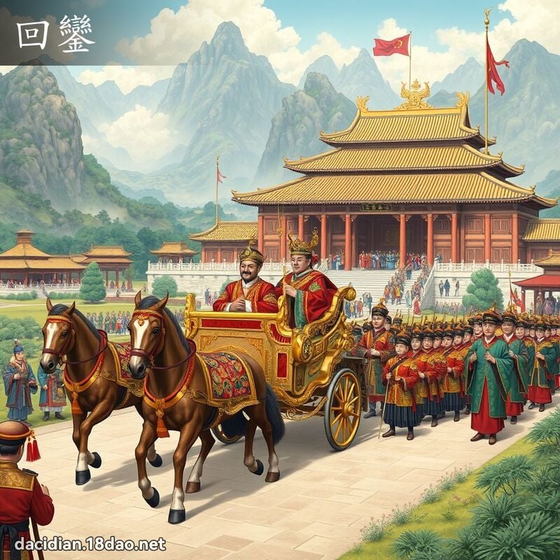 回鑾 - 國語大辭典配圖