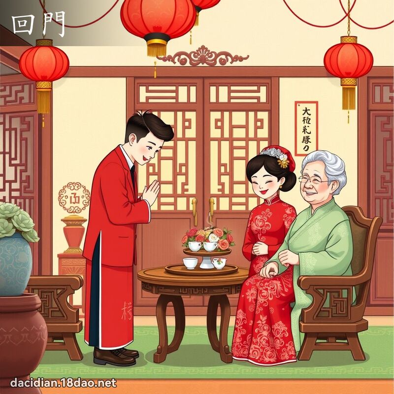 回门 - 国语大辞典配图