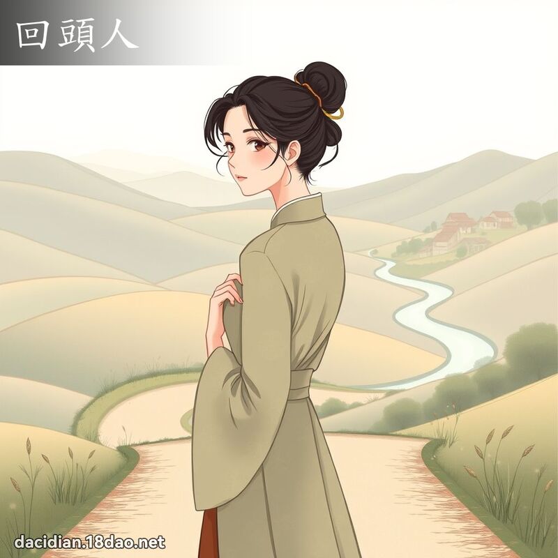 回頭人 - 國語大辭典配圖