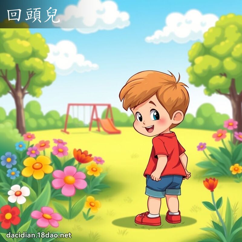 回头儿 - 国语大辞典配图