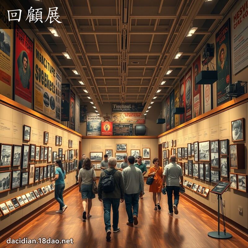 回顾展 - 国语大辞典配图