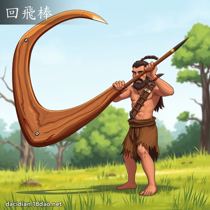 回飞棒 - 国语大辞典配图