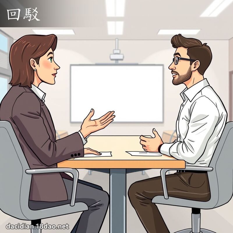 回驳 - 国语大辞典配图