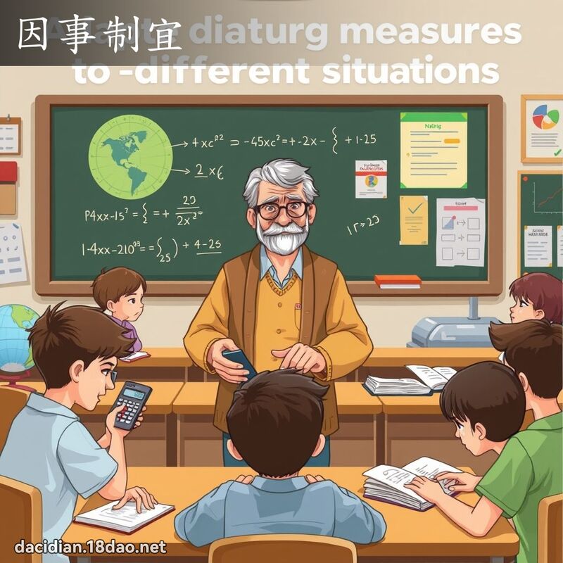 因事制宜 - 國語大辭典配圖