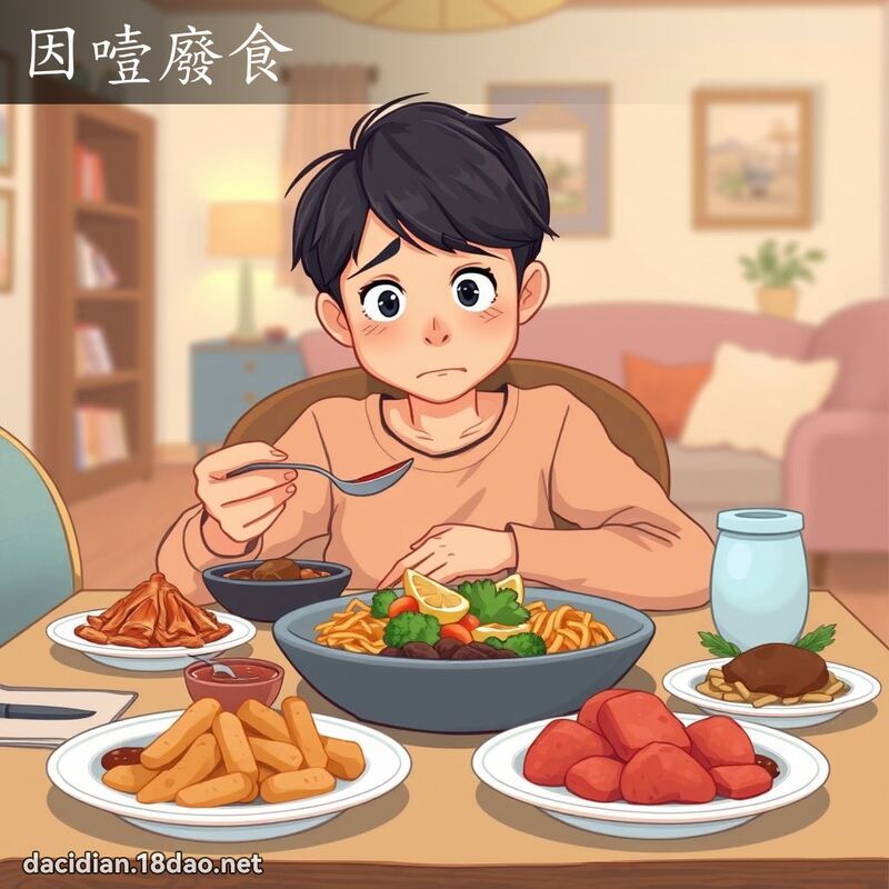 因噎废食 - 国语大辞典配图