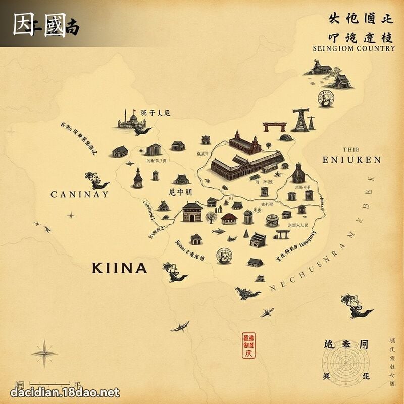 因国 - 国语大辞典配图