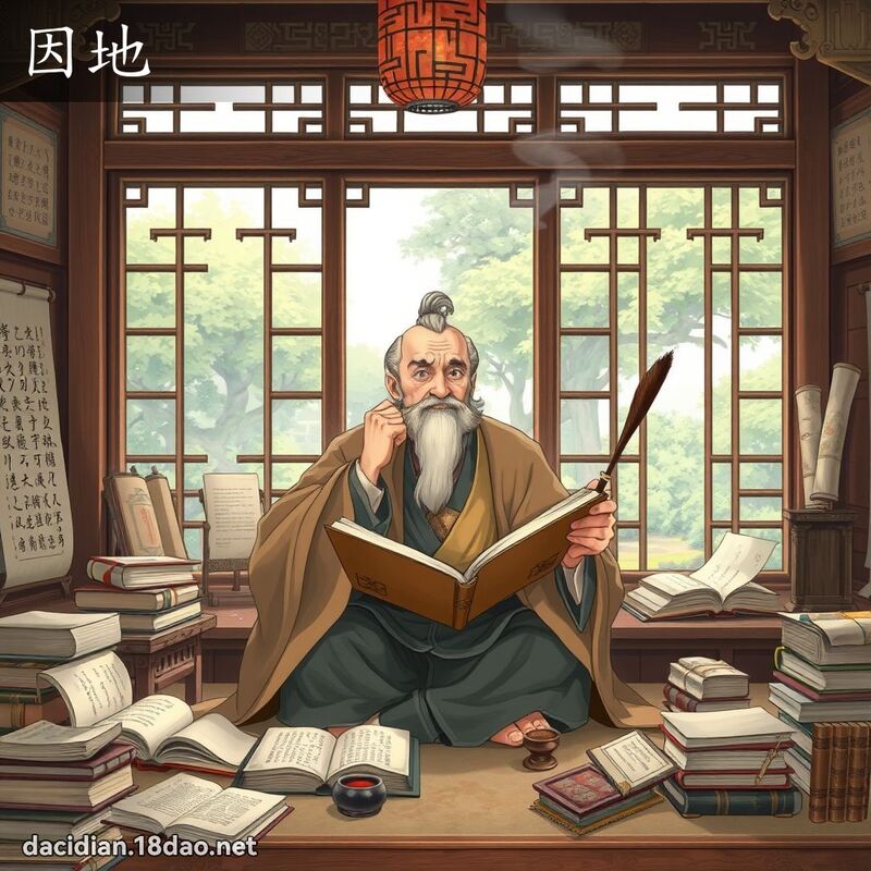 因地 - 国语大辞典配图