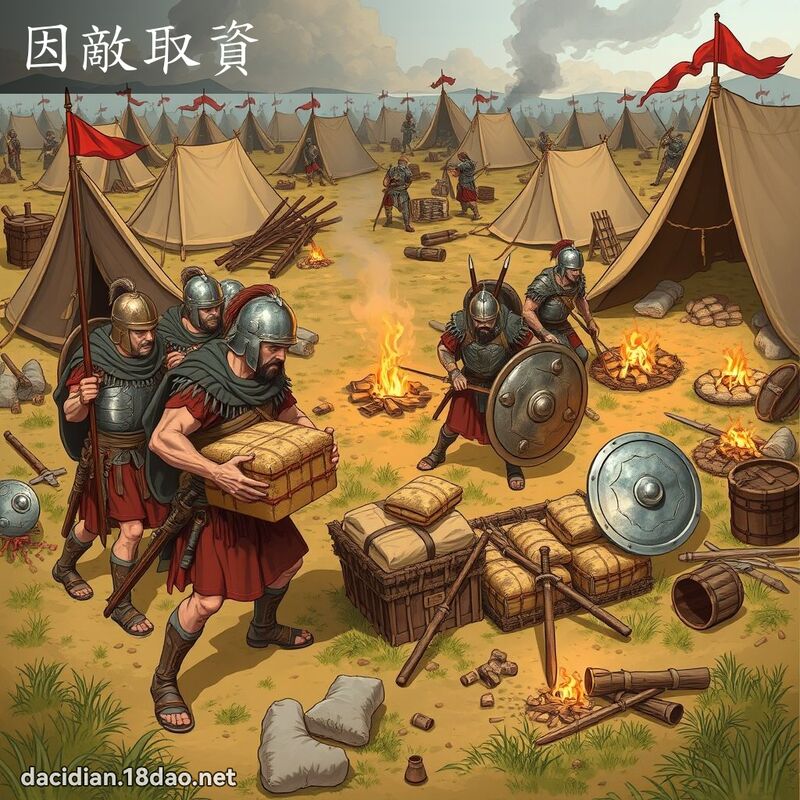 因敌取资 - 国语大辞典配图