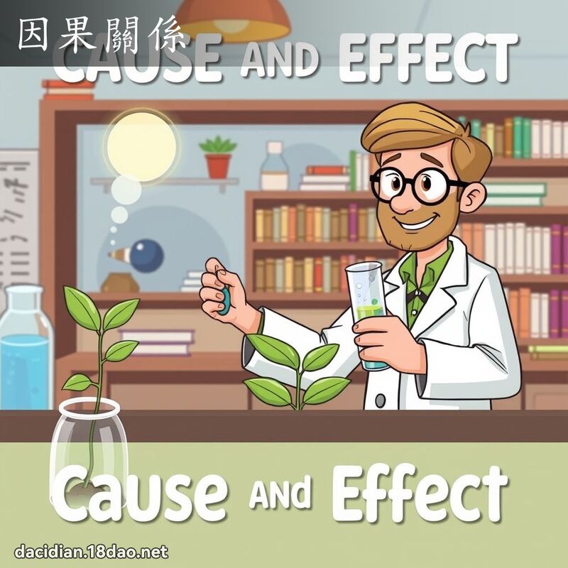 因果关係 - 国语大辞典配图