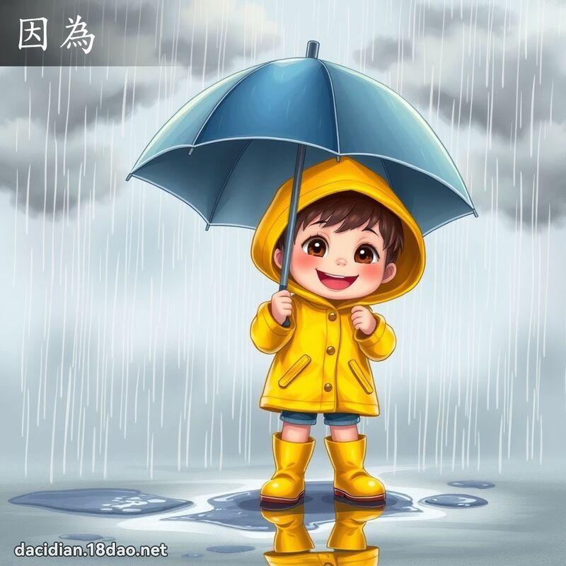 因为 - 国语大辞典配图