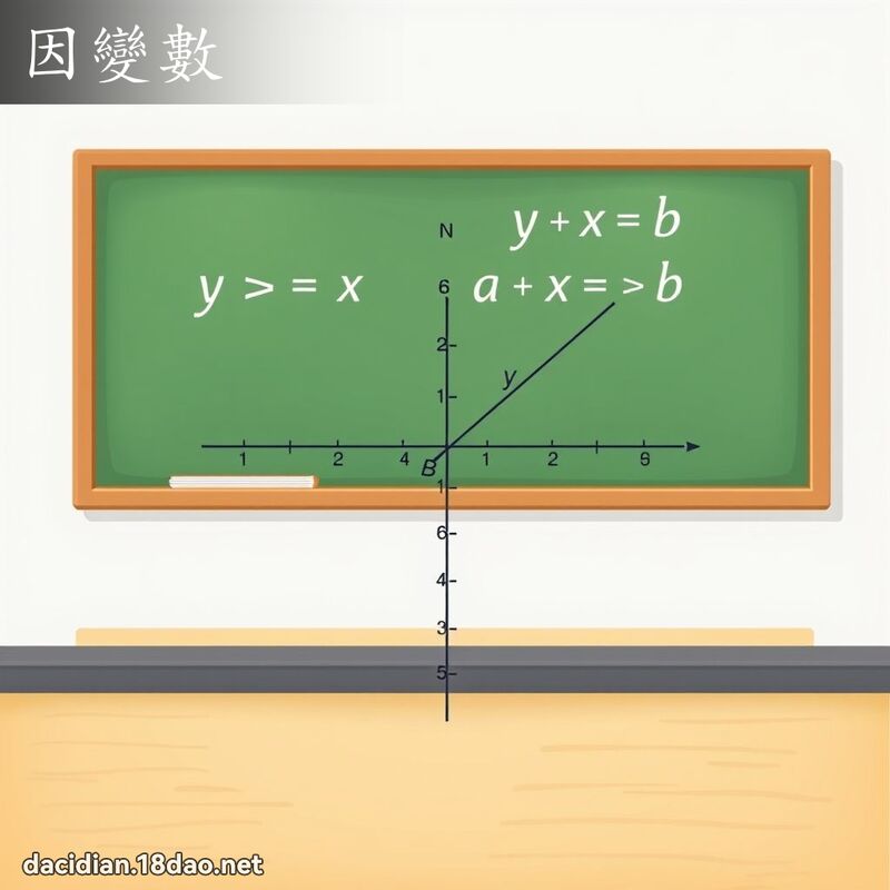 因变数 - 国语大辞典配图