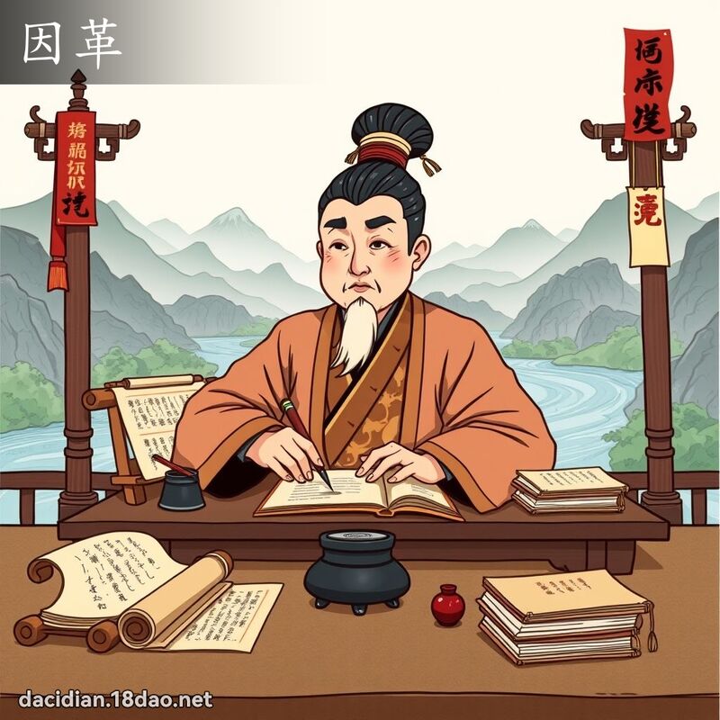 因革 - 國語大辭典配圖
