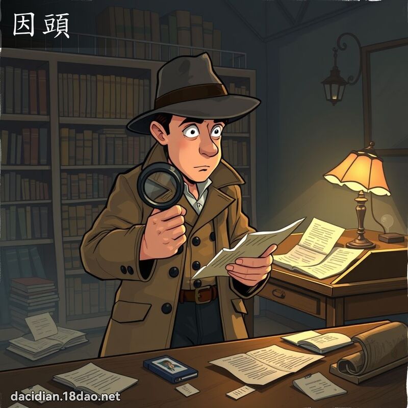 因头 - 国语大辞典配图