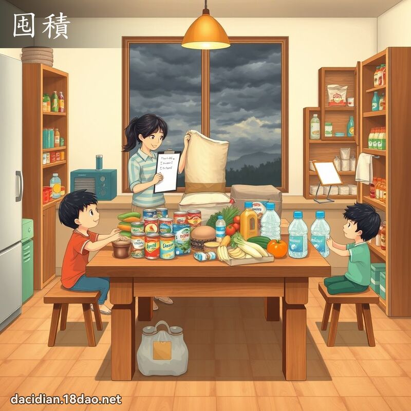 囤積 - 國語大辭典配圖