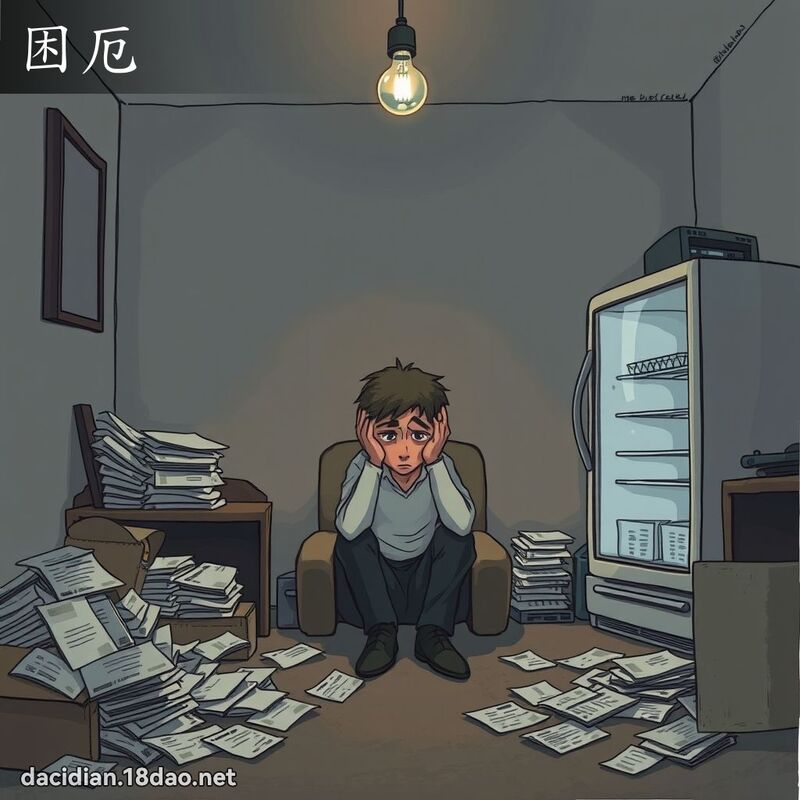 困厄 - 国语大辞典配图