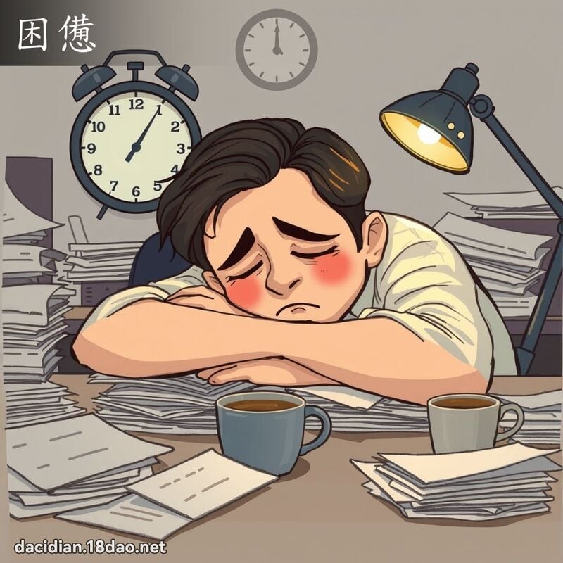 困憊 - 國語大辭典配圖