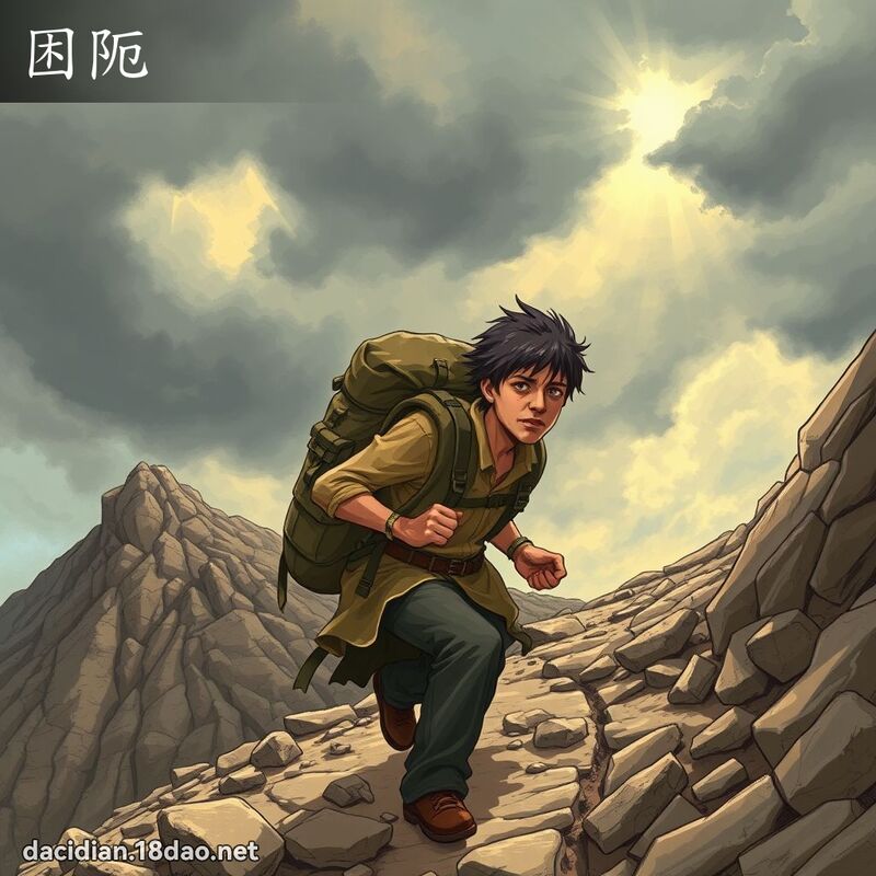 困阨 - 國語大辭典配圖
