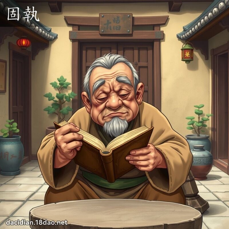固执 - 国语大辞典配图
