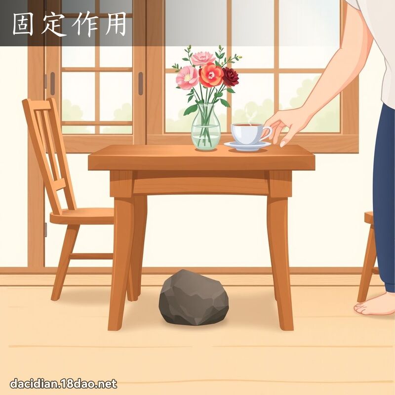 固定作用 - 國語大辭典配圖