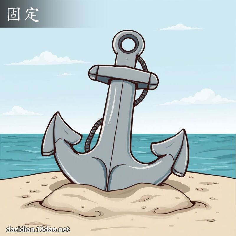 固定 - 國語大辭典配圖