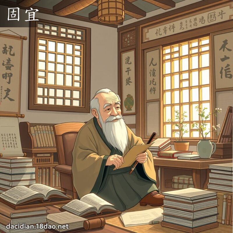 固宜 - 國語大辭典配圖