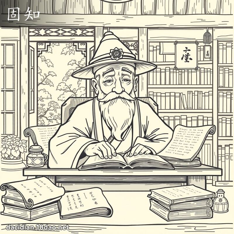 固知 - 国语大辞典配图
