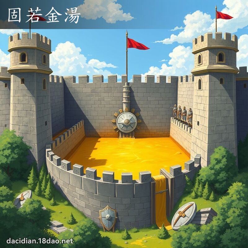 固若金湯 - 國語大辭典配圖