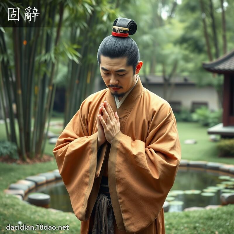 固辭 - 國語大辭典配圖