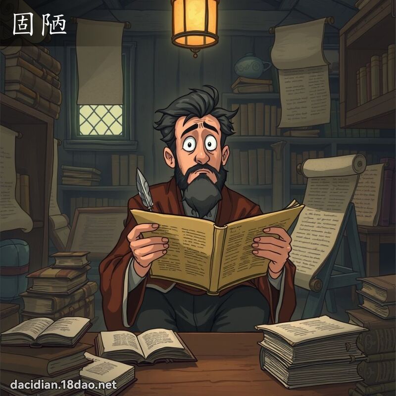 固陋 - 国语大辞典配图