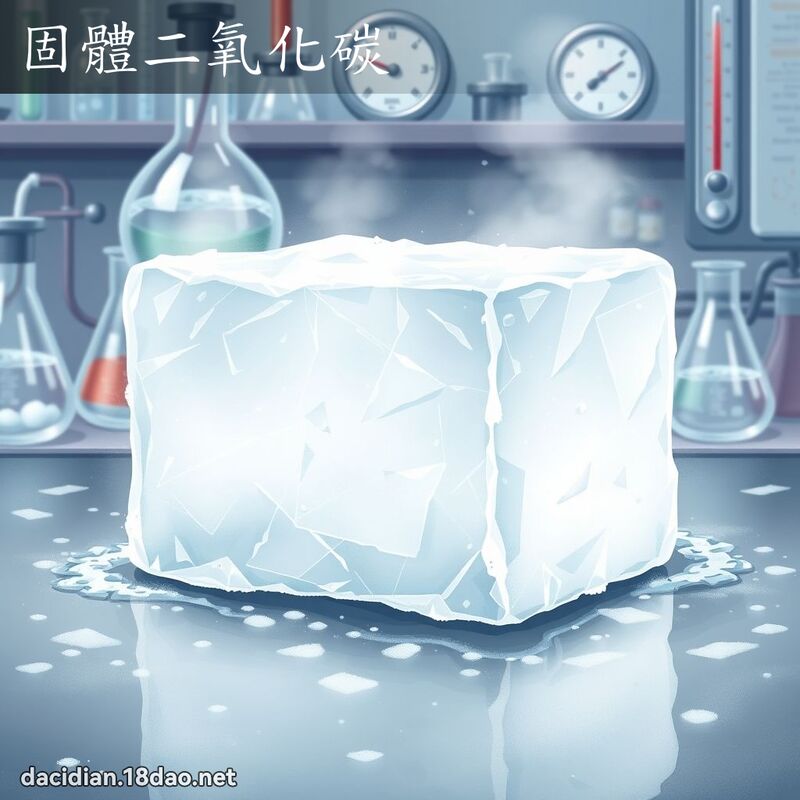 固體二氧化碳 - 國語大辭典配圖