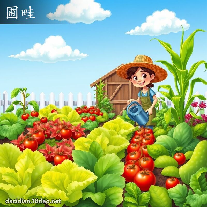 圃畦 - 国语大辞典配图
