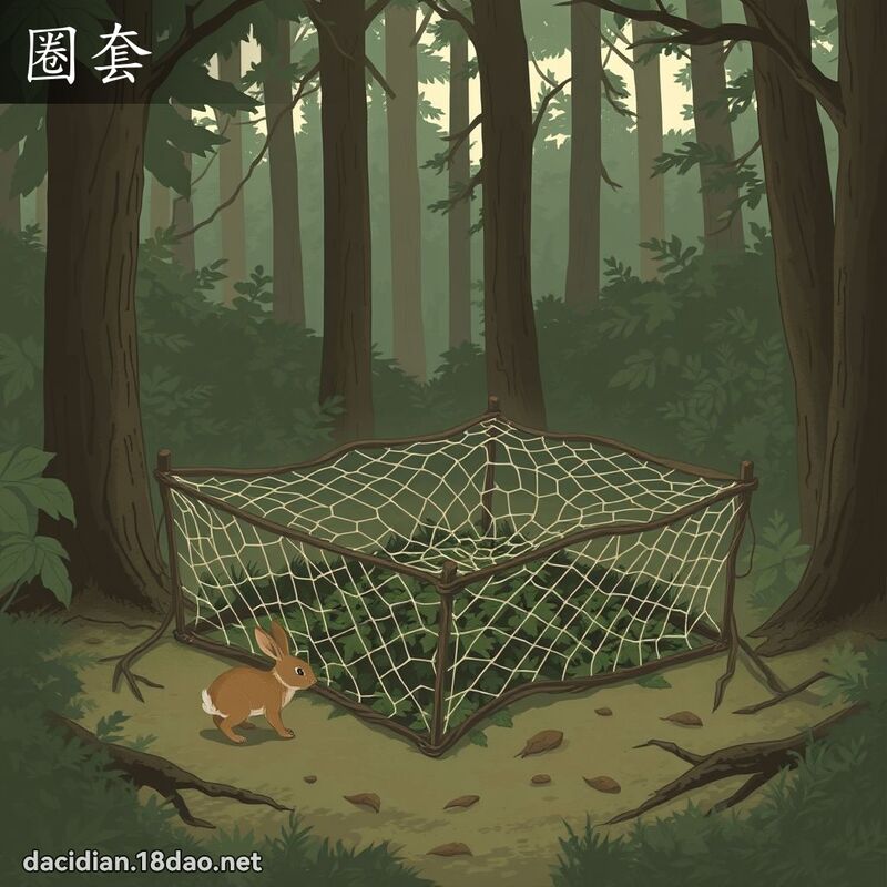 圈套 - 國語大辭典配圖