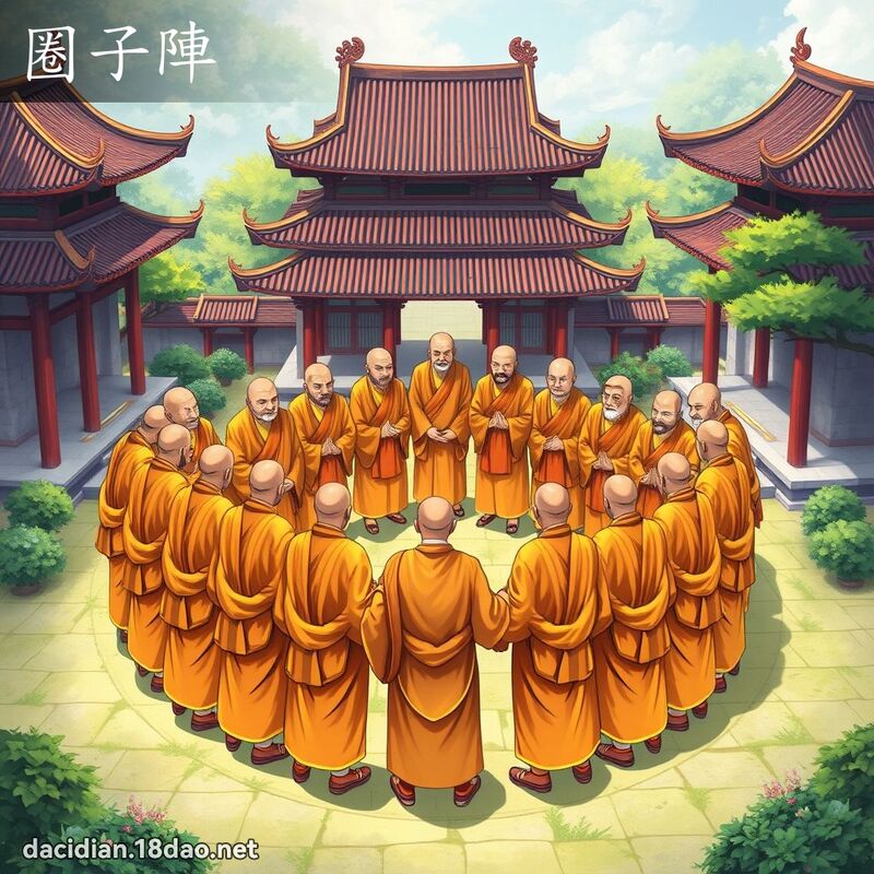 圈子阵 - 国语大辞典配图