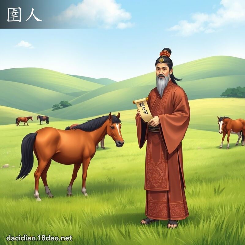 圉人 - 国语大辞典配图