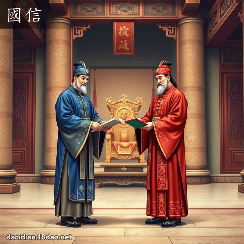 國信 - 國語大辭典配圖